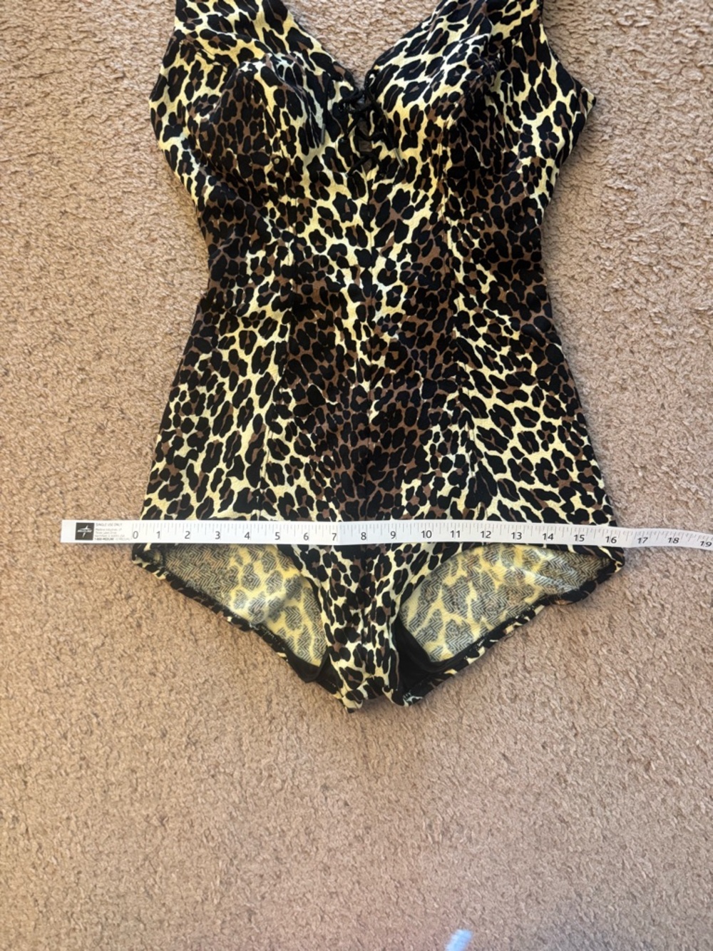 1960's Iconic Vintage Cole of California Leopard Print Swimsuit / SM - Picture 9 of 12